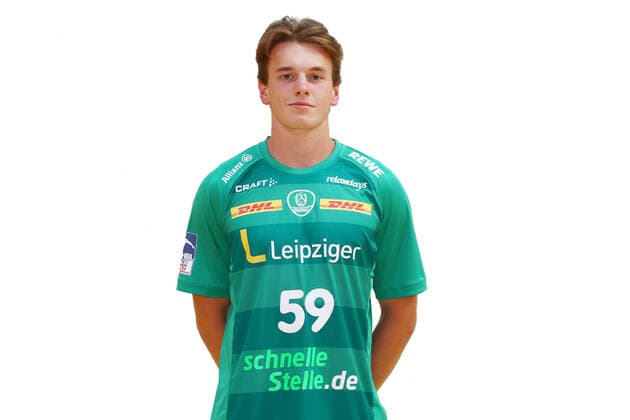 DHfK Leipzig Season 2020 21 Akos Szeles, SC DHfK Leipzig , Handball Bundesliga, portrait date, 2020 2021 , Leipzig, 16 07 2020 ,