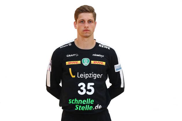 DHfK Leipzig Season 2020 21 Joel Birlehm, Goalkeeper, SC DHfK Leipzig, Handball Bundesliga, portrait date, 2020 2021 , Leipzig, 16 07 2020 ,