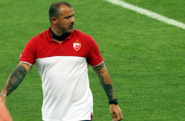 28.07.2020 Belgrade(Serbia) FK Crvena Zvezda(FC Red Star)-FK Borac Banja Luka International Friendly, Länderspiel, Nationalmannschaft match men s football Dejan Stankovic Crvena Zvezda(Red Star) coach : 