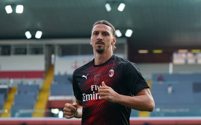 Photo LaPresse - Spada July 29 , 2020 Genoa ( Italy ) Soccer A.C. Milan- Season 2019-2020 - Serie A Sampdoria vs Ac Milan In the pic : Zlatan Ibrahimovic  Copyright: xSpada LaPressex