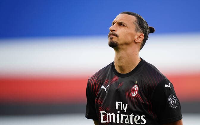 Photo LaPresse - Spada July 29 , 2020 Genoa ( Italy ) Soccer A.C. Milan- Season 2019-2020 - Serie A Sampdoria vs Ac Milan In the pic : Zlatan Ibrahimovic  Copyright: xSpada LaPressex