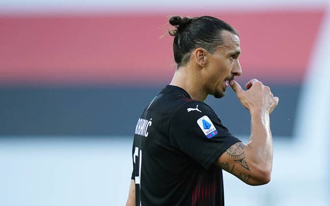 Photo LaPresse - Spada July 29 , 2020 Genoa ( Italy ) Soccer A.C. Milan- Season 2019-2020 - Serie A Sampdoria vs Ac Milan In the pic : Zlatan Ibrahimovic  Copyright: xSpada LaPressex