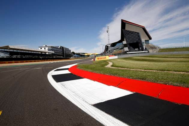 Motorsports FIA Formula One World Championship 2020, Grand Prix of Great Britain, Silverstone Circuit, Curbs Silverstone Great Britain
