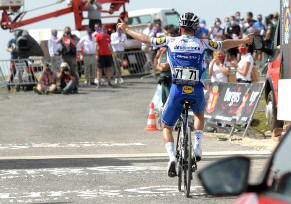 Cycling Tour of Burgos, third stage between Sargentes de la Lora Picón Blanco Burgos, July 30, 2020 Remco Evenepoel wins the stage Images for Editorial Use Only Ricardo Ordónez Cordon Press  xRicardoxOrdónezx xx
