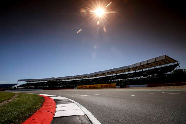 Motorsports FIA Formula One World Championship 2020, Grand Prix of Great Britain, Silverstone Circuit, Curbs Silverstone Great Britain