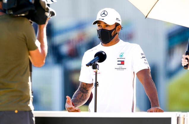 Motorsports FIA Formula One World Championship 2020, Grand Prix of Great Britain, 44 Lewis Hamilton GBR, Mercedes AMG Petronas Formula One Team, Silverstone Great Britain