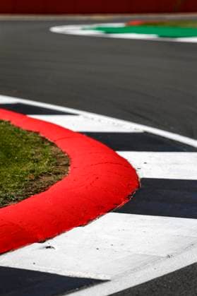 Motorsports FIA Formula One World Championship 2020, Grand Prix of Great Britain, Silverstone Circuit, Curbs Silverstone Great Britain