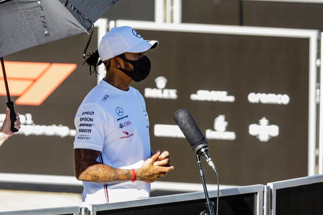 Motorsports FIA Formula One World Championship 2020, Grand Prix of Great Britain, 44 Lewis Hamilton GBR, Mercedes AMG Petronas Formula One Team, Silverstone Great Britain