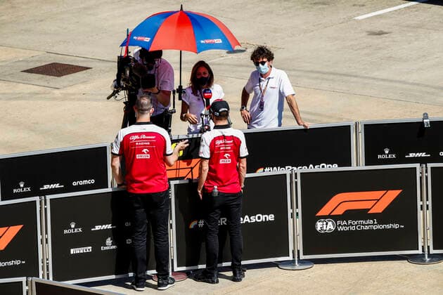 Motorsports FIA Formula One World Championship 2020, Grand Prix of Great Britain, 7 Kimi Raikkonen FIN, Alfa Romeo Racing ORLEN , Silverstone Great Britain