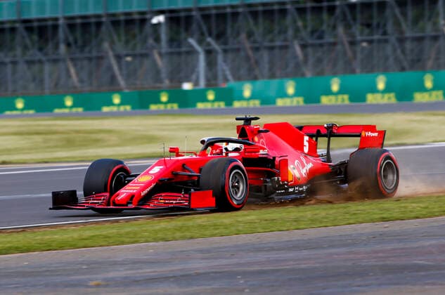 Motorsports FIA Formula One World Championship 2020, Grand Prix of Great Britain, 5 Sebastian Vettel GER, Scuderia Ferrari Mission Winnow , Silverstone Great Britain