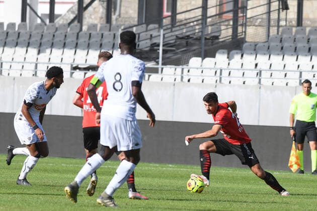 Fußball, Testspiel, Stade Rennes - SCO Angers Martin Terrier (Rennes) FOOTBALL : Stade Rennais vs Angers SCO - Match amical - 01 08 2020 RonanHoussin Panoramic 