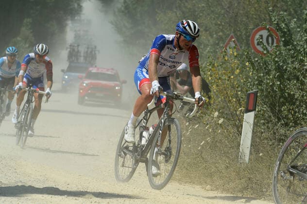 01-08-2020 Strade Bianche; 2020, Groupama - Fdj; Delage, Michael; Bagnaia; 