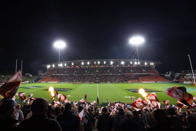 1st August 2020, Hamilton, New Zealand; General view of the fans. Chiefs versus Crusaders, Super Rugby Aotearoa. FMG Stadium Waikato, Hamilton, New Zealand.  ActionPlus12226417 BrucexLim