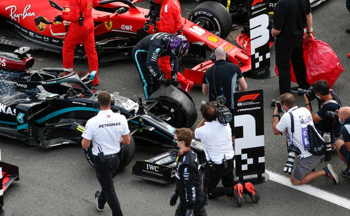 Motorsports FIA Formula One World Championship 2020, Grand Prix of Great Britain, 44 Lewis Hamilton GBR, Mercedes AMG Petronas Formula One Team, Silverstone Great Britain
