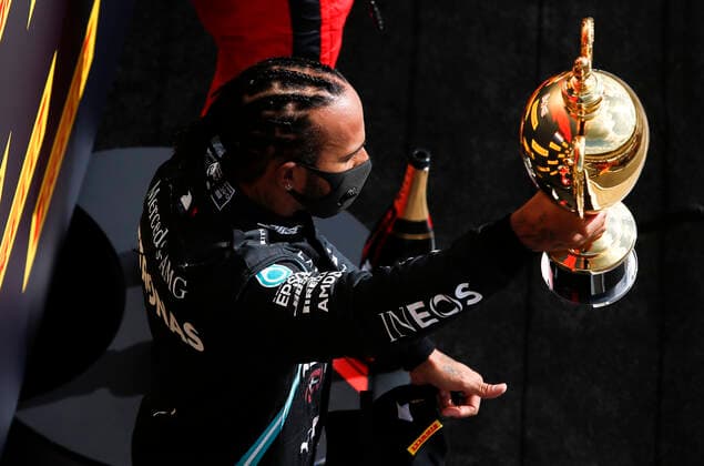 Motorsports FIA Formula One World Championship 2020, Grand Prix of Great Britain, 44 Lewis Hamilton GBR, Mercedes AMG Petronas Formula One Team, Silverstone Great Britain