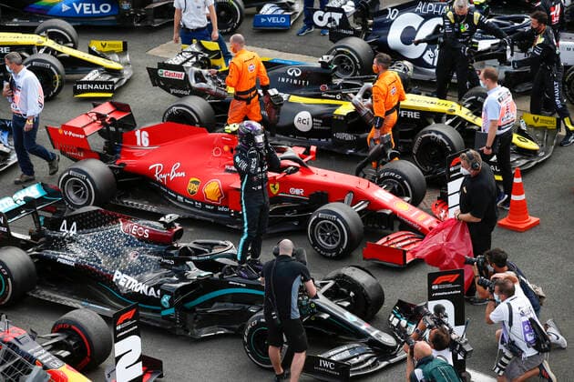 Motorsports FIA Formula One World Championship 2020, Grand Prix of Great Britain, 44 Lewis Hamilton GBR, Mercedes AMG Petronas Formula One Team, Silverstone Great Britain