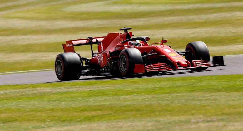 Motorsports FIA Formula One World Championship 2020, Grand Prix of Great Britain, 5 Sebastian Vettel GER, Scuderia Ferrari Mission Winnow , Silverstone Great Britain