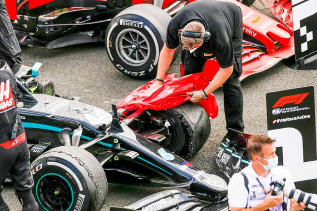 Motorsports FIA Formula One World Championship 2020, Grand Prix of Great Britain, Car of 44 Lewis Hamilton GBR, Mercedes AMG Petronas Formula One Team , Silverstone Great Britain