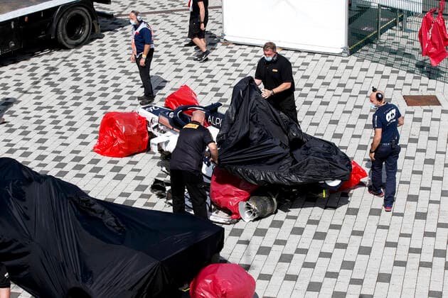 Motorsports FIA Formula One World Championship 2020, Grand Prix of Great Britain, Car of 26 Daniil Kvyat RUS, Scuderia AlphaTauri Honda , Silverstone Great Britain