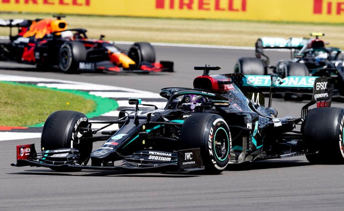 Motorsports FIA Formula One World Championship 2020, Grand Prix of Great Britain, 44 Lewis Hamilton GBR, Mercedes AMG Petronas Formula One Team, Silverstone Great Britain