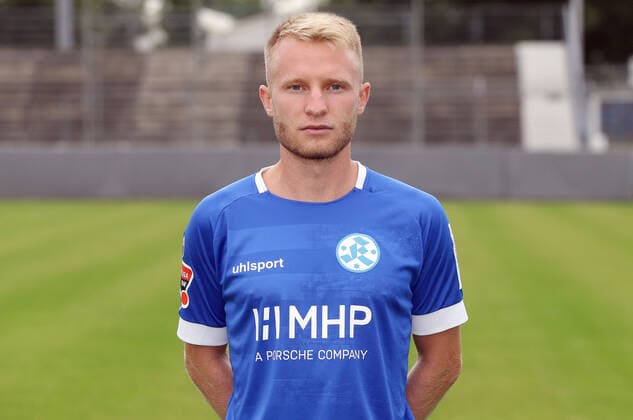 03 08 2020, Stuttgart , Oberliga , Photo session Stuttgarter Kickers , Marvin Weiss