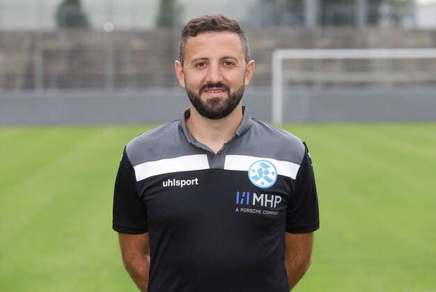 03 08 2020, Stuttgart , Oberliga , Photo session Stuttgarter Kickers , Mustafa Ünal Co Trainer and Coach U 19