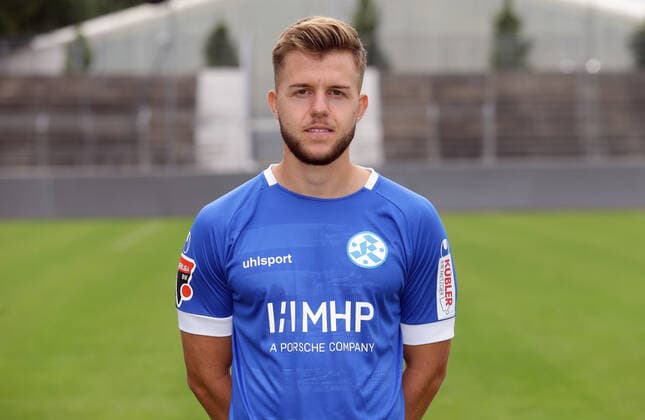 03 08 2020, Stuttgart , Oberliga , Photo session Stuttgarter Kickers , David Kammenbauer