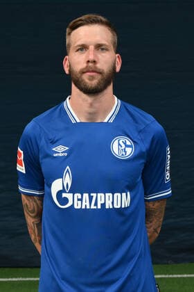 Guido Burgstaller FC Schalke 04 1 BL, portrait date 2020 2021 Gelsenkirchen North Rhine-Westphalia Germany Team2