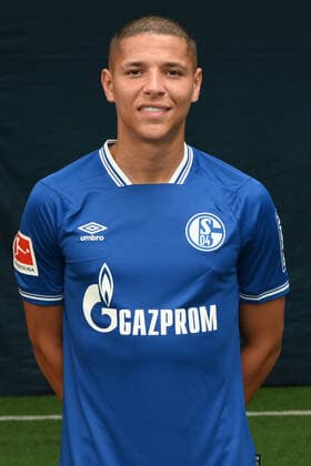 Amine Harit FC Schalke 04 1 BL, portrait date 2020 2021 Gelsenkirchen North Rhine Westphalia Germany Team2