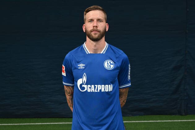 Guido Burgstaller FC Schalke 04 1 BL, portrait date 2020 2021 Gelsenkirchen North Rhine-Westphalia Germany Team2