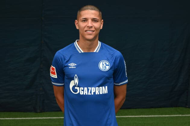 Amine Harit FC Schalke 04 1 BL, portrait date 2020 2021 Gelsenkirchen North Rhine Westphalia Germany Team2
