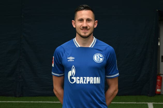 Steven Skrzybski FC Schalke 04 1 BL, portrait date 2020 2021 Gelsenkirchen North Rhine-Westphalia Germany Team2