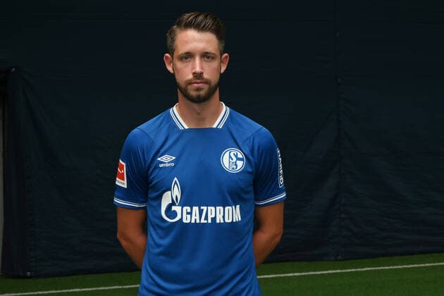 Mark Uth FC Schalke 04 1 BL, portrait date 2020 2021 Gelsenkirchen North Rhine Westphalia Germany Team2