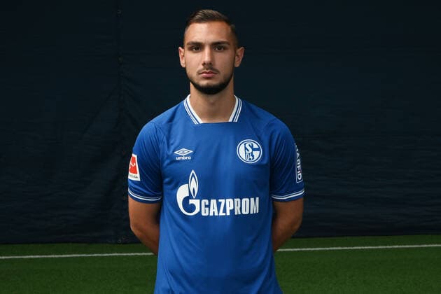 Ahmed Kutucu FC Schalke 04 1 BL, portrait date 2020 2021 Gelsenkirchen North Rhine-Westphalia Germany Team2
