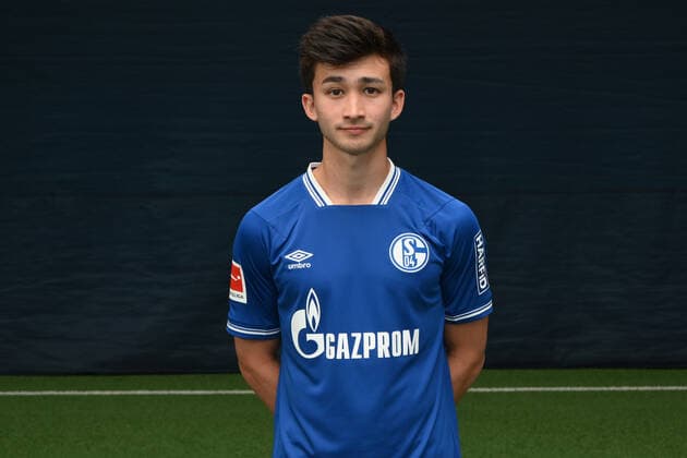 Nick Taitague FC Schalke 04 1 BL, portrait date 2020 2021 Gelsenkirchen North Rhine-Westphalia Germany Team2