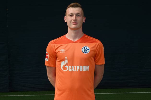 Goalkeeper Markus Schubert FC Schalke 04 1 BL, portrait date 2020 2021 Gelsenkirchen North Rhine-Westphalia Germany Team2