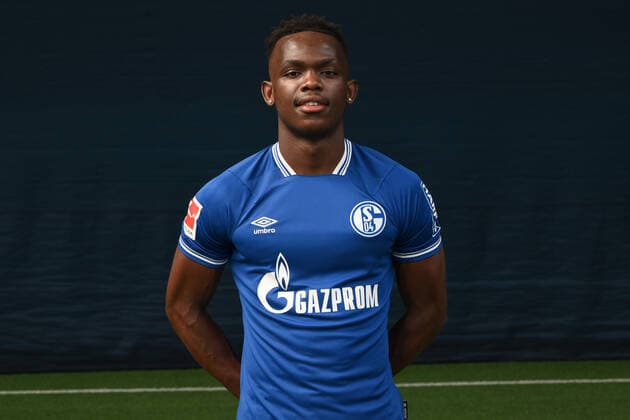 Rabbi Matondo FC Schalke 04 1 BL, portrait date 2020 2021 Gelsenkirchen North Rhine-Westphalia Germany Team2