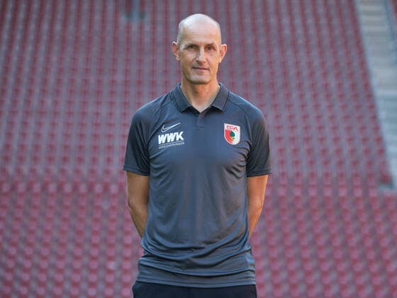 Heiko Herrlich coach FC Augsburg , FC Augsburg 1907 1 BL, portrait date 2020 2021,
