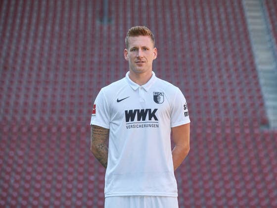 Andre Hahn, FC Augsburg 1907 1 BL, portrait date 2020 2021,