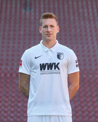Andre Hahn, FC Augsburg 1907 1 BL, portrait date 2020 2021,