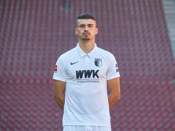 Jozo Stanic, FC Augsburg 1907 1 BL, portrait date 2020 2021,
