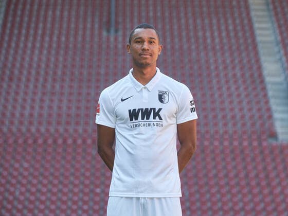 Felix Uduokhai, FC Augsburg 1907 1 BL, portrait date 2020 2021,