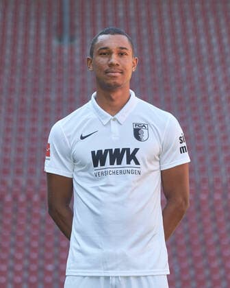 Felix Uduokhai, FC Augsburg 1907 1 BL, portrait date 2020 2021,