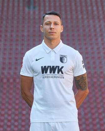 Marek Suchy, FC Augsburg 1907 1 BL, portrait date 2020 2021,