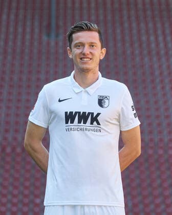 Michael Gregoritsch, FC Augsburg 1907 1 BL, portrait date 2020 2021,