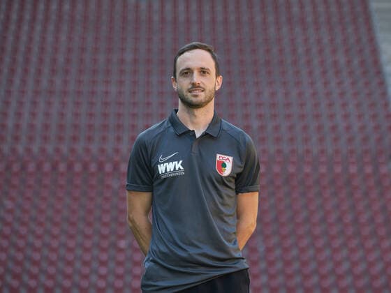 Martin Miller physiotherapist, FC Augsburg 1907 1 BL, portrait date 2020 2021,
