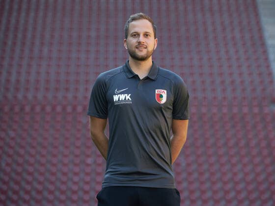 Rudi Ehmann Physiotherapist, FC Augsburg 1907 1 BL, portrait date 2020 2021,