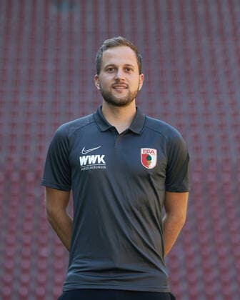 Rudi Ehmann Physiotherapist, FC Augsburg 1907 1 BL, portrait date 2020 2021,