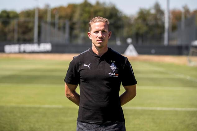 Patrick Eibenberger Borussia Mönchengladbach Porträttermin 2020 2021 PortraÌˆt, Introduction, PraÌˆsentation, Press appointment, Football, GER 07 08 2020, Football, Introduction, PraÌˆsentation, Press appointment, Football, GER 1 Bundesliga, Season 2020 21, Moenchengladbach Photo Moritz Müller Only for editorial use