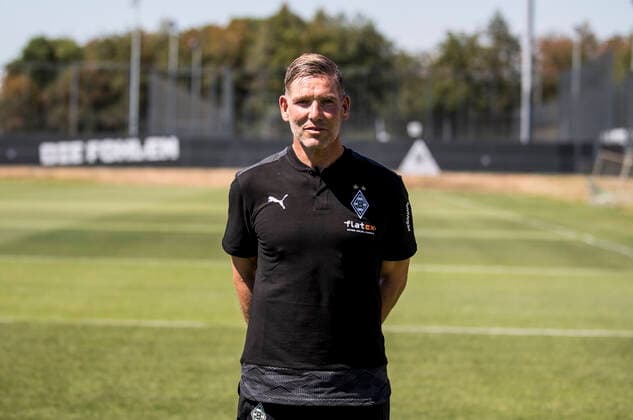 Goalkeeping coach Uwe Kamps BMG Borussia Mönchengladbach Porträttermin 2020 2021 PortraÌˆt, presentation, PraÌˆsentation, press event, football, GER 07 08 2020, football, presentation, PraÌˆsentation, press event, football, GER 1 Bundesliga, season 2020 21, Moenchengladbach Photo Moritz Müller Only for editorial use
